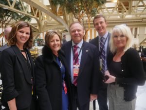 Daphne Barak with Harold Hamm